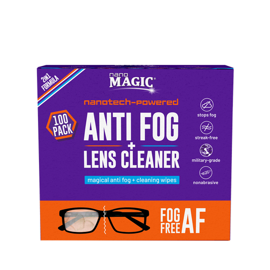 Anti Fog + Lens Cleaner 100pk Wipes [6ct/case]