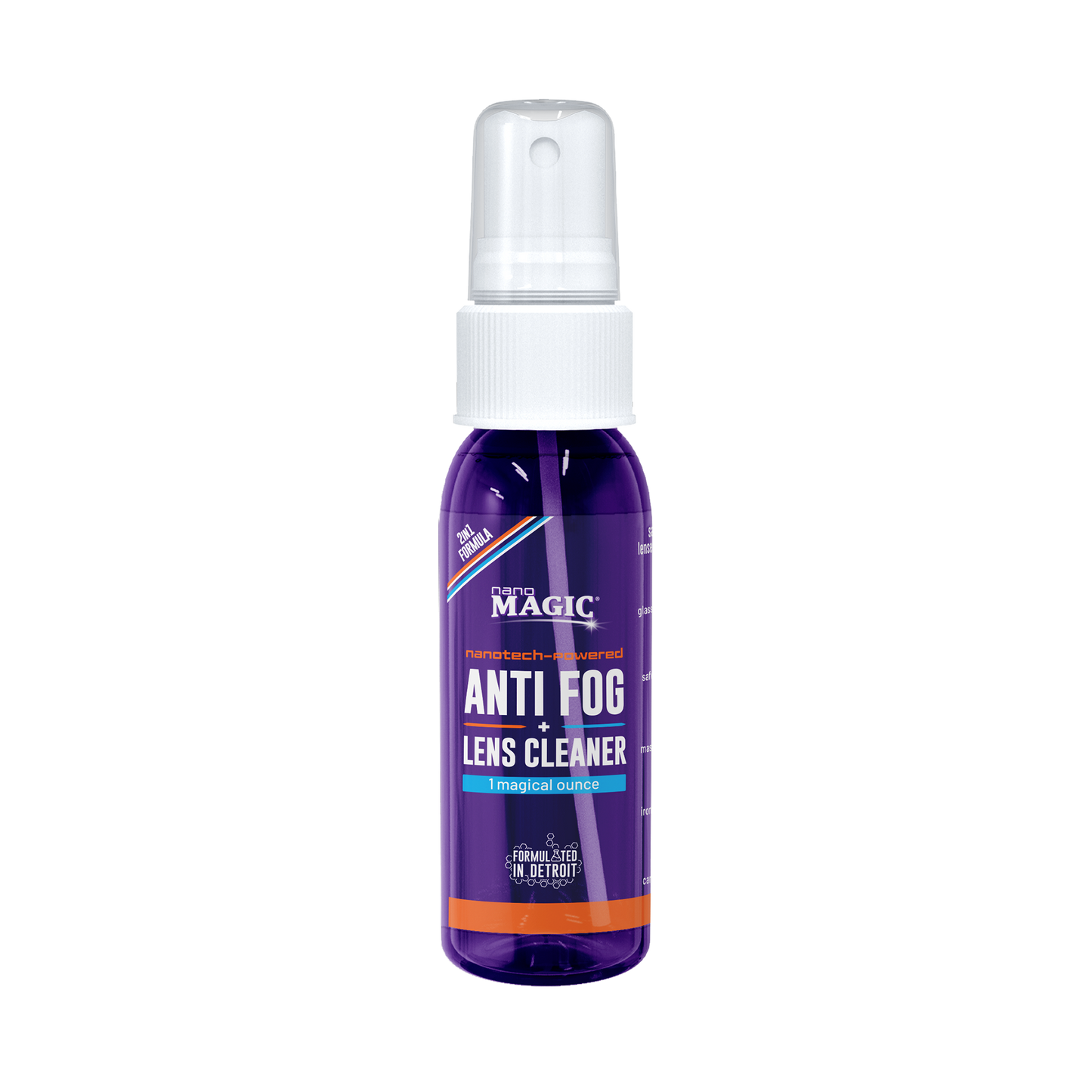 Anti Fog + Lens Cleaner 1oz Spray [100ct/case]