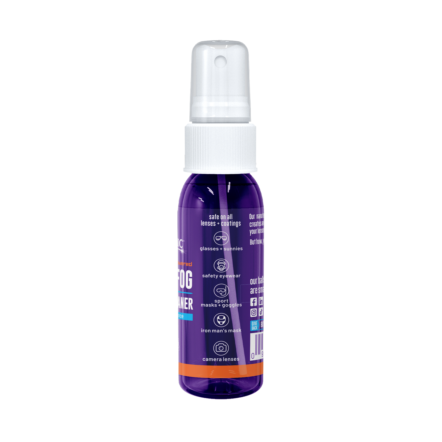 Anti Fog + Lens Cleaner 1oz Spray [100ct/case]