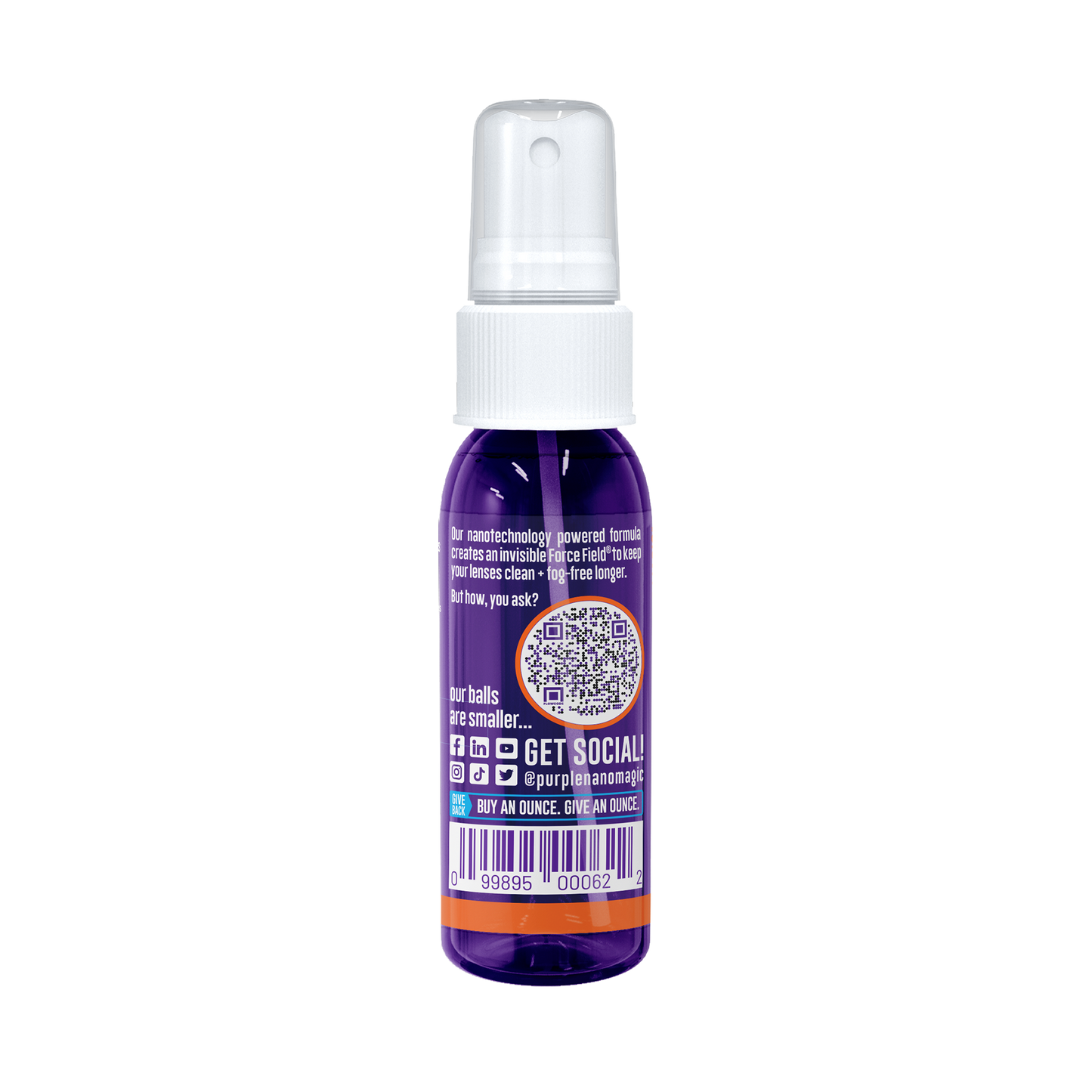 Anti Fog + Lens Cleaner 1oz Spray [100ct/case]