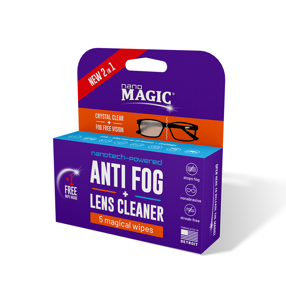 Anti Fog + Lens Cleaner 6pk Wipes [40ct/case]