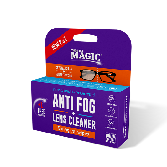 Anti Fog + Lens Cleaner 6pk Wipes [40ct/case]