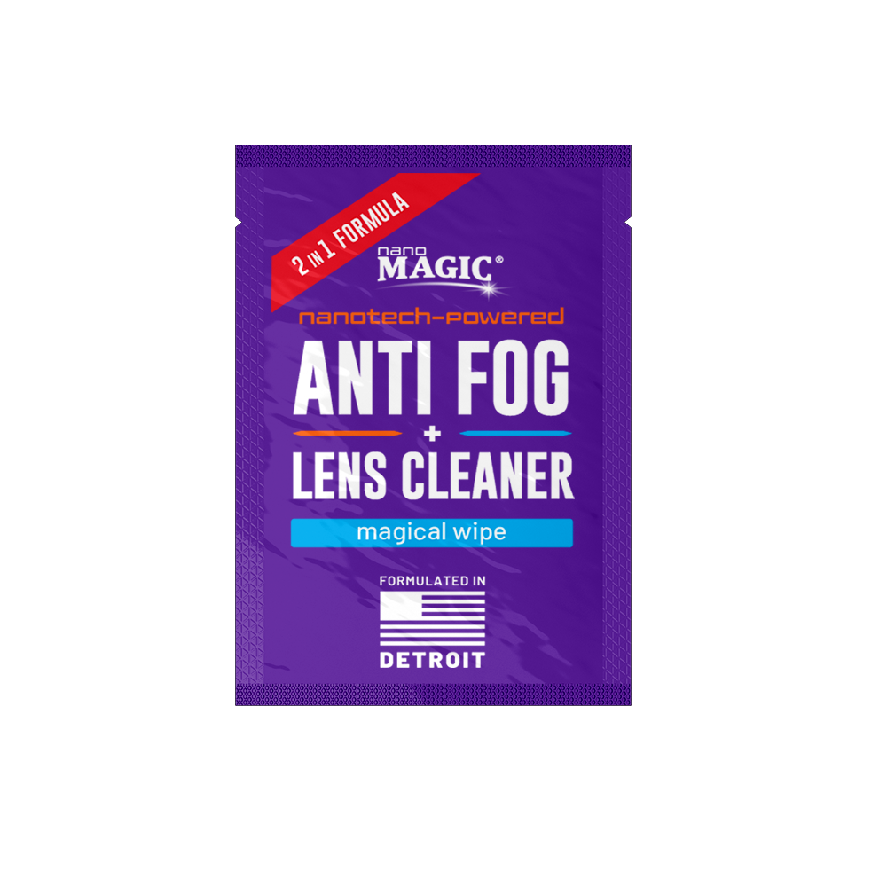 Anti Fog + Lens Cleaner 100pk Wipes [6ct/case]
