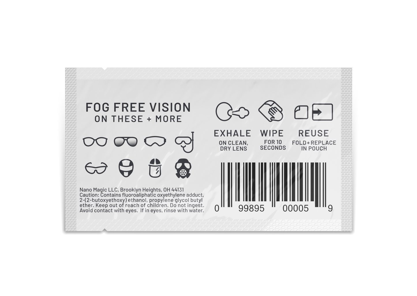 Defog It Dry Wipes [Bulk 100ct] NonCustom