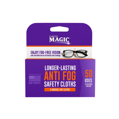Anti Fog Safety 5pk Dry Cloth [40ct/case]
